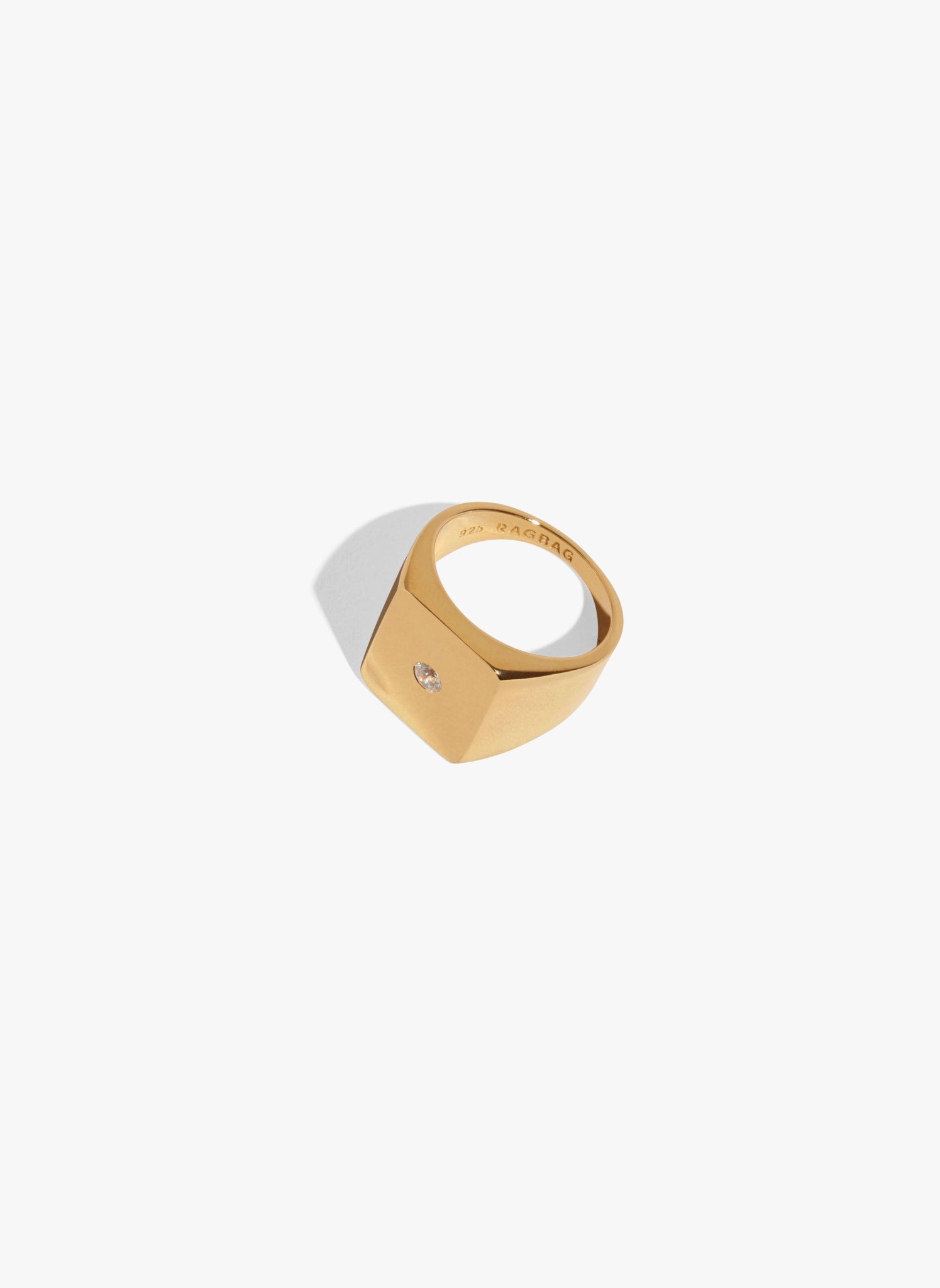 Solid signet Ring No. 11002 in Sterling silver | RAGBAG STUDIO