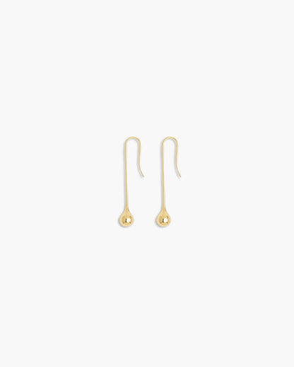 Datura Long Drop Earrings