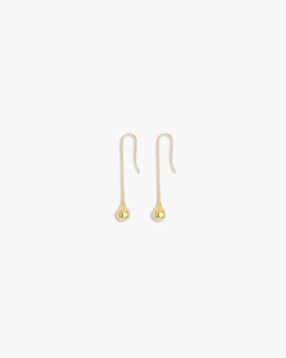 Datura Long Drop Earrings