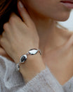 Ragbag Dualism Oval Bracelet in Gold main image 1