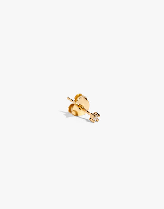 No. 12065 #color_18K Gold plating with white CZ