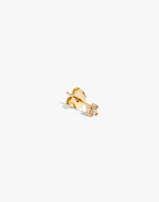 No. 12066 #color_18K Gold plating with white CZ